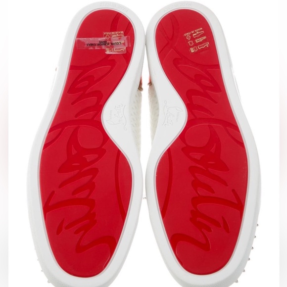 NWT Christian Louboutin red bottom sneakers size 43.5/Us10.5 - Picture 4 of 9